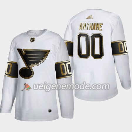 Herren Eishockey St. Louis Blues Trikot Custom Adidas 2019-2020 Golden Edition Weiß Authentic